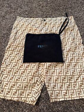 Fendi bathing suit size 48 worn once size is equal to a men’s size 32-33 waist